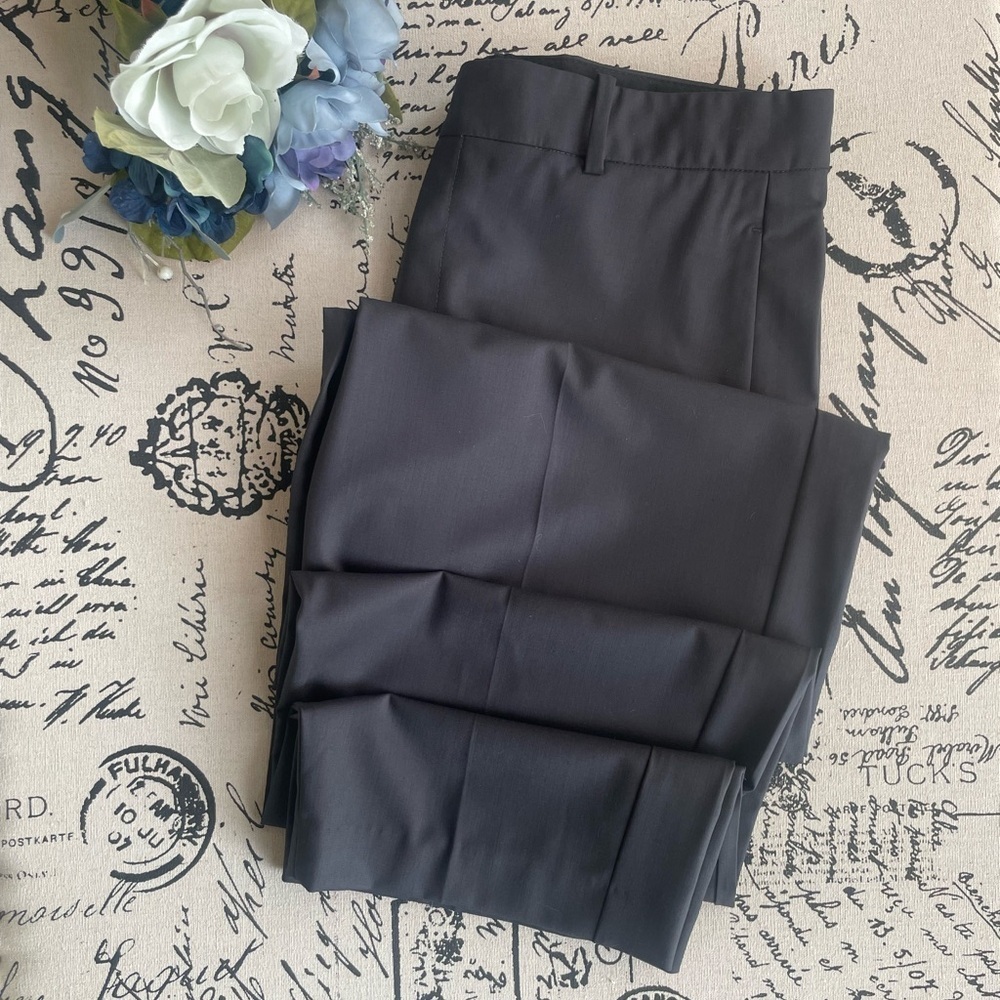 Zara Wide Leg Suit Pants Trousers in Gray Size Large - Picture 4 of 6